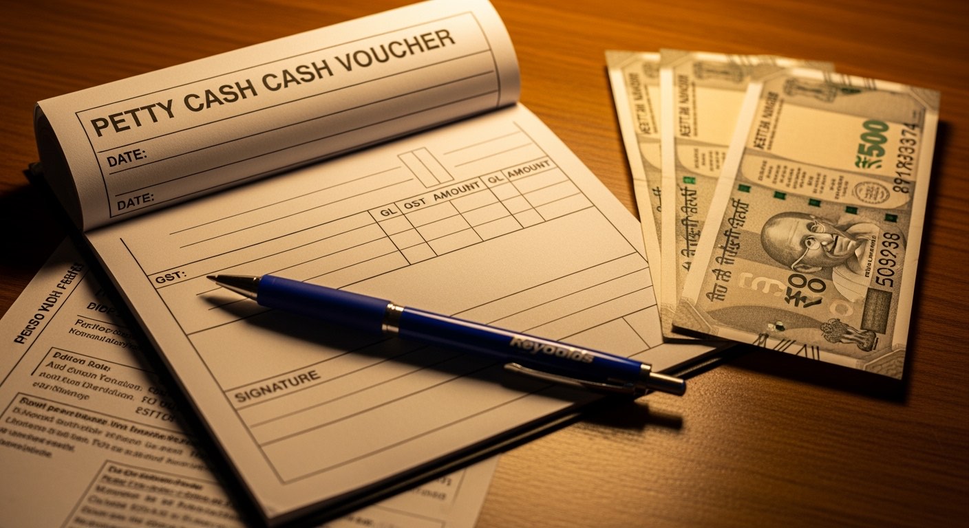 Petty cash voucher format India — free Excel + Google Sheets template